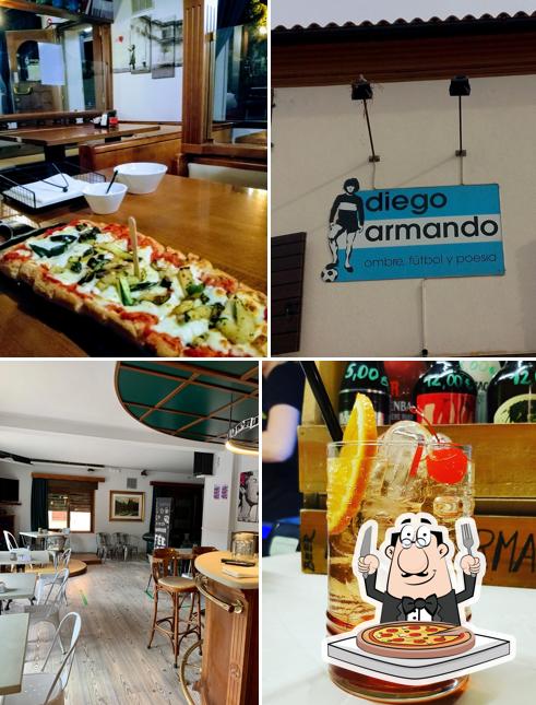 Ordina una pizza a Diego Armando