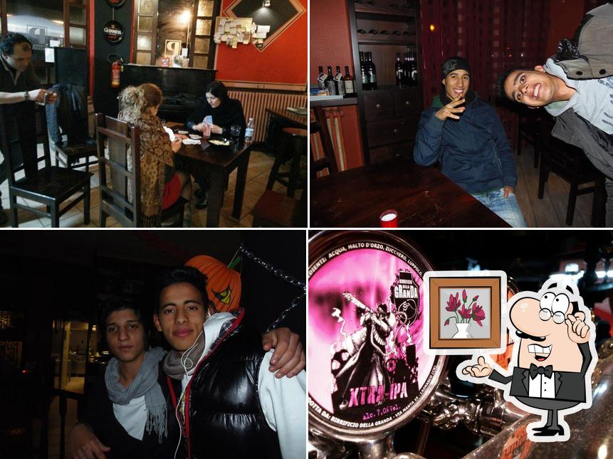 Questa è la foto che raffigura la interni e bancone da bar di New Eden Pub