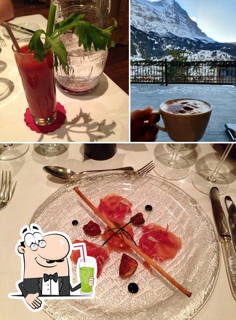 Disfrutra de una bebida en Restaurant «Belvedere» Grindelwald