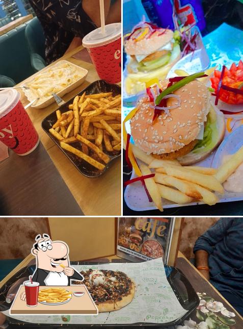 French fries at Kozy cafe best cafe in Meerut