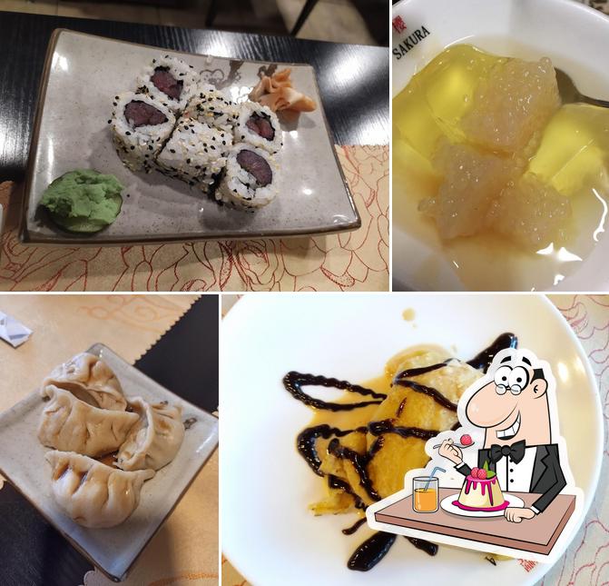 "Restaurante Japonés - SAKURA" предлагает широкий выбор сладких блюд
