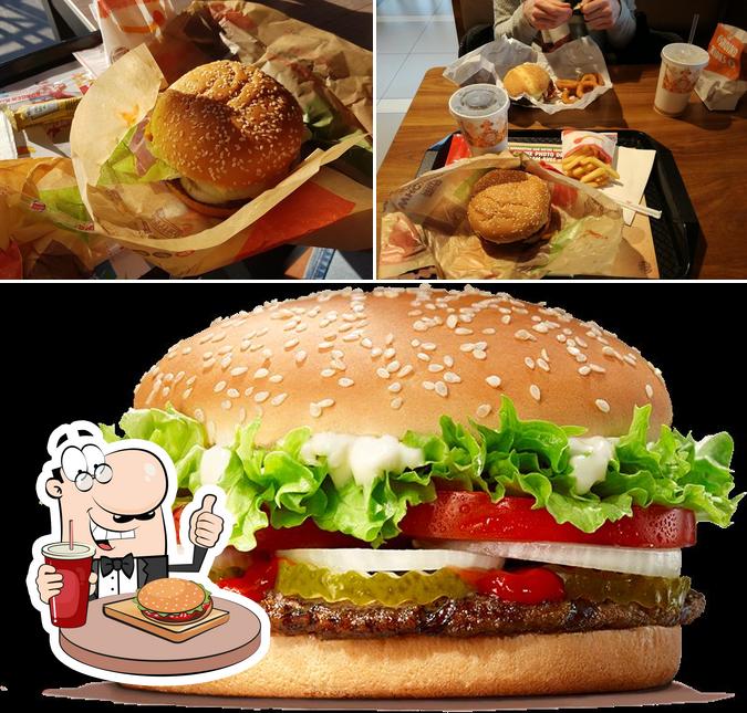 Commandez un hamburger à Burger King