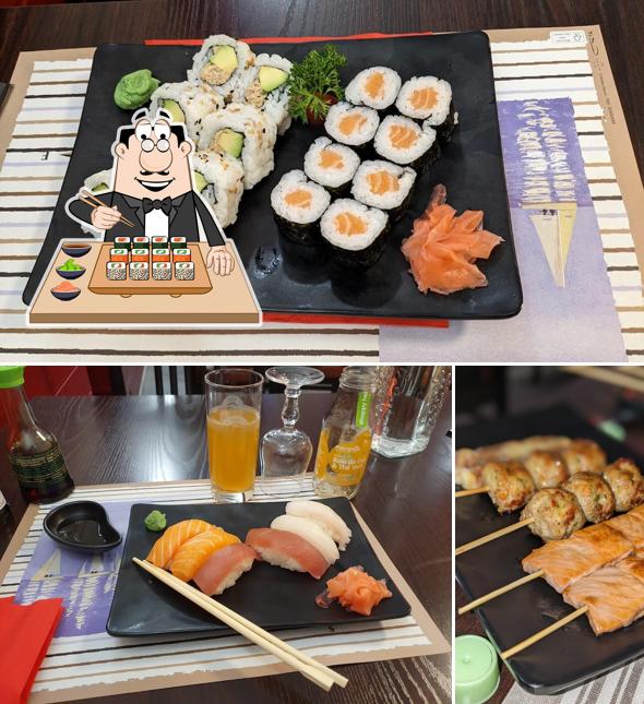 Essayez de nombreuses options de sushi