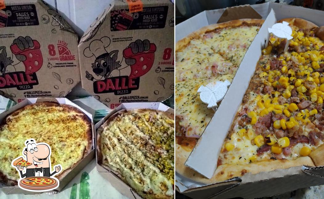 Escolha pizza no Dalle Pizza - Vista Alegre