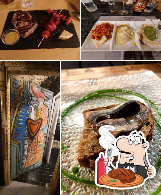 Ordina i piatti di carne a Marcomando