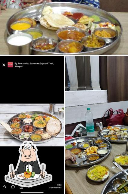 Food at Sasumaa Gujarati Thali - Alkapuri