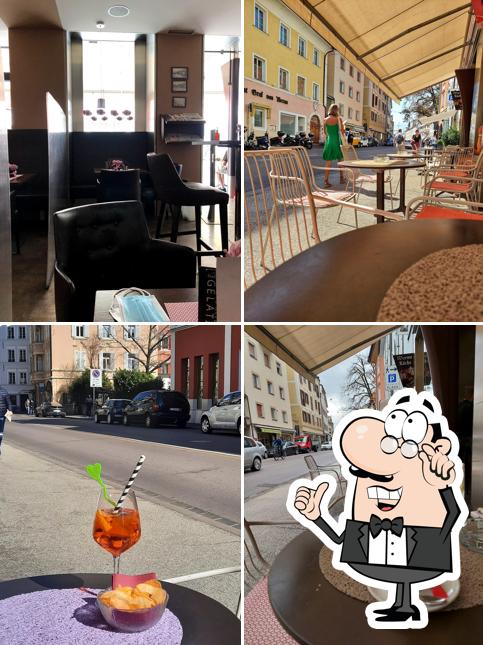Gli interni di Stadt Café