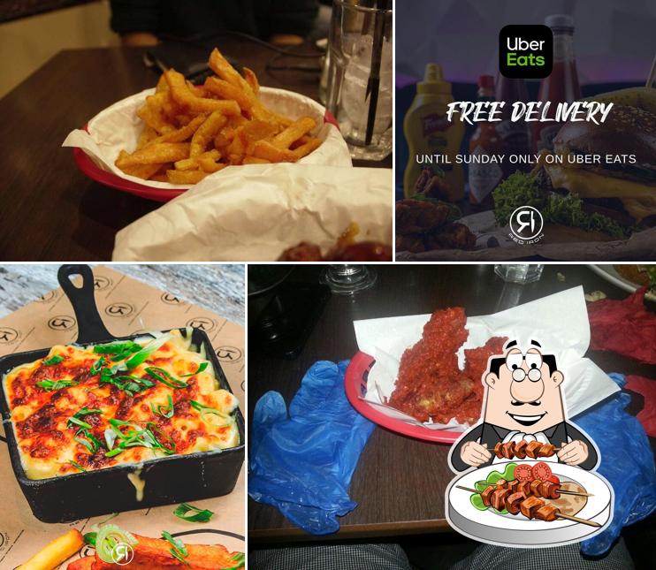 Red Iron Burgers in Uxbridge Restaurant menu and reviews