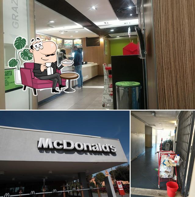 Gli interni di McDonald's Torrimpietra