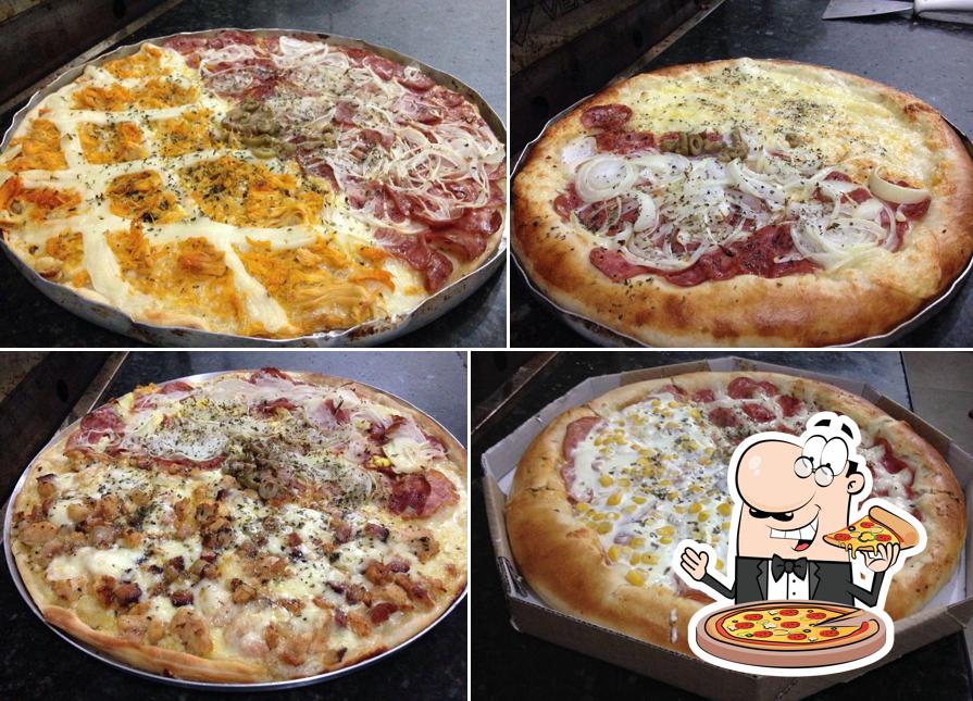 No Marmitaria da Lú/ Borda Dourada, você pode provar pizza