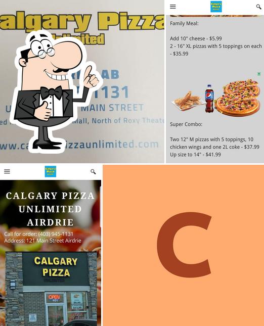 Look at the photo of Calgary Pizza Unlimited Inc