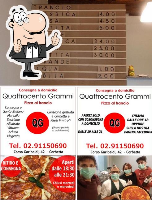 Guarda questa foto di Quattrocento Grammi - Pizza al Trancio Corbetta