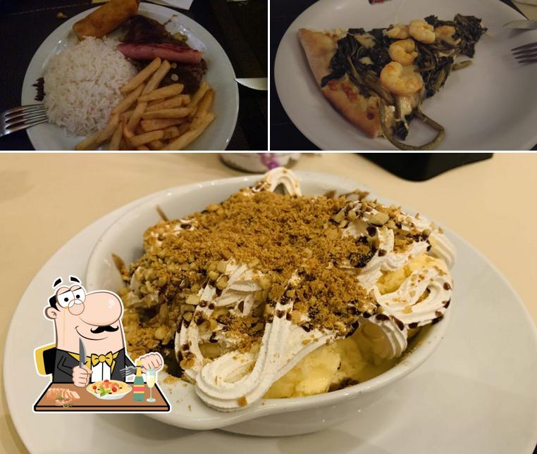 Platos en Cia. Paulista de Pizza