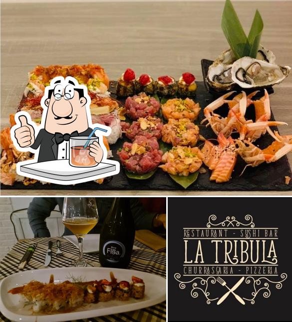 La Tribula - Ristorante Pizzeria e Sushi Restaurant se distingue par sa boire et fruit de mer