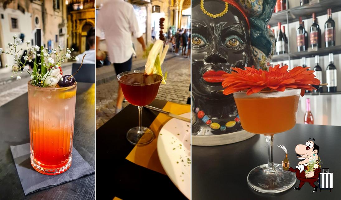 Scegli un drink o cocktail alcolico dal menu