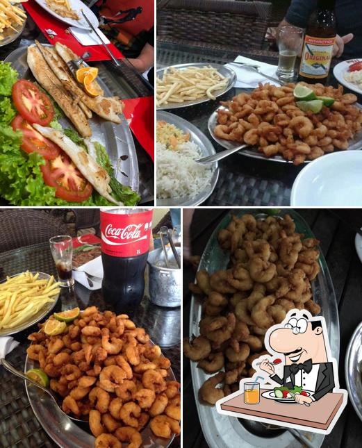 Comida em Boka's Beach