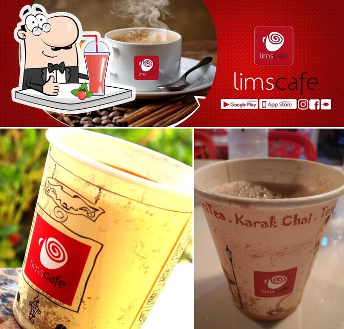 Enjoy a beverage at LIMS CAFE Al Khail Gate