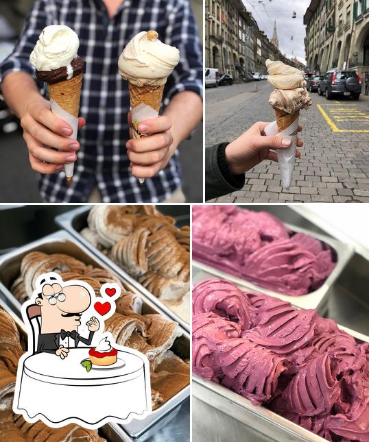 La Golosa Gelato offre une sélection de plats sucrés