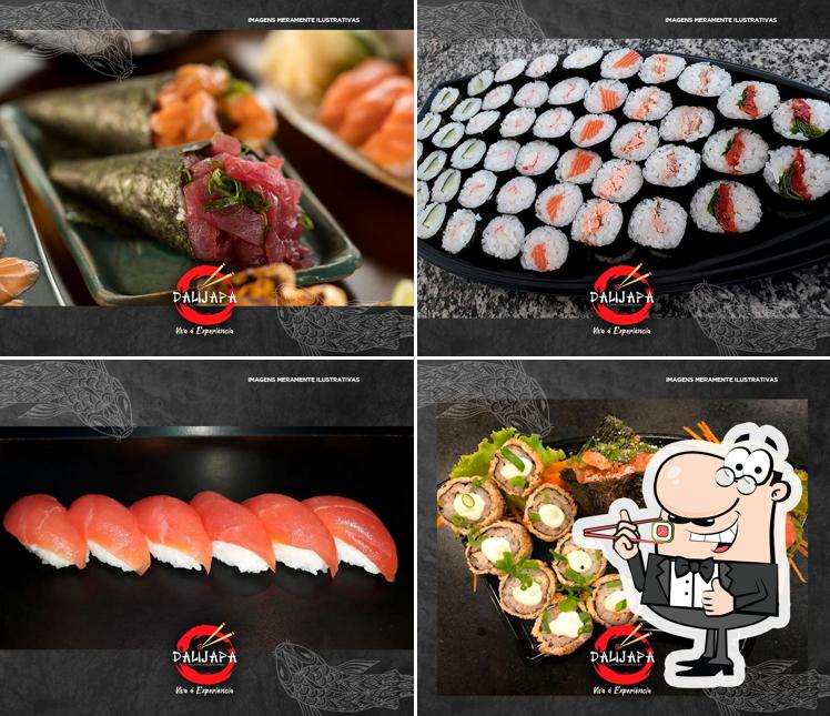 Prove diversas opções de sushi