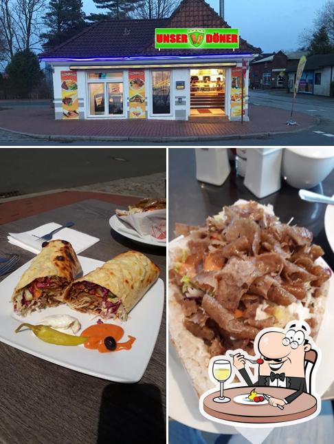 Essen im Döner Laden Wrist "Unser Döner"