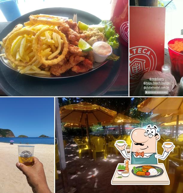 Batatas fritas em Itaipu Beach Lounge