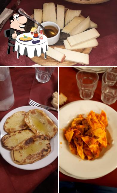 Piatto di formaggi al Trattoria San Silvestro