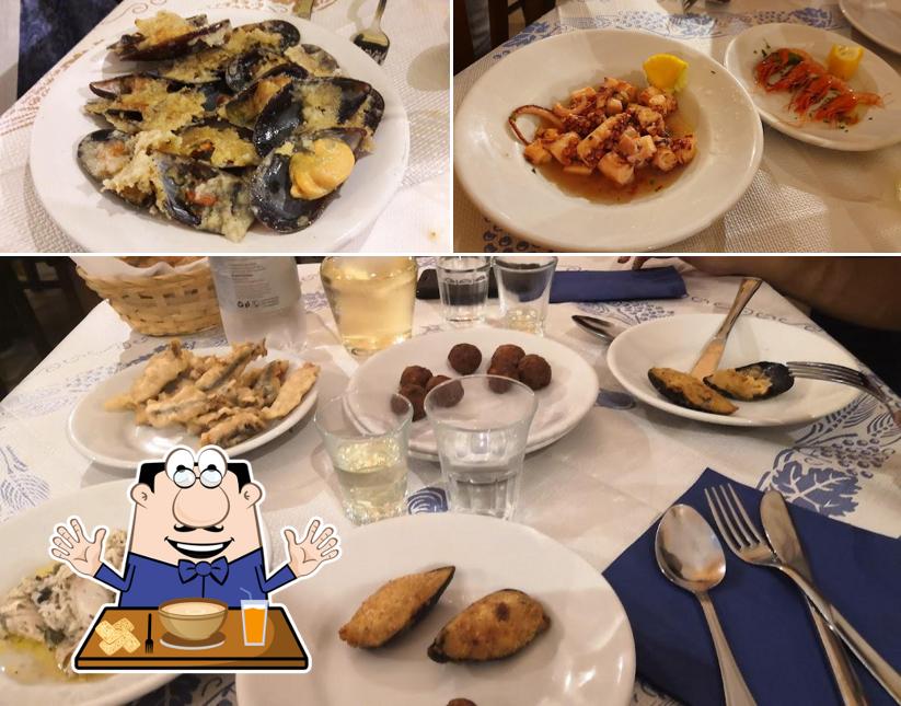 Platti al Trattoria Le Fontanelle