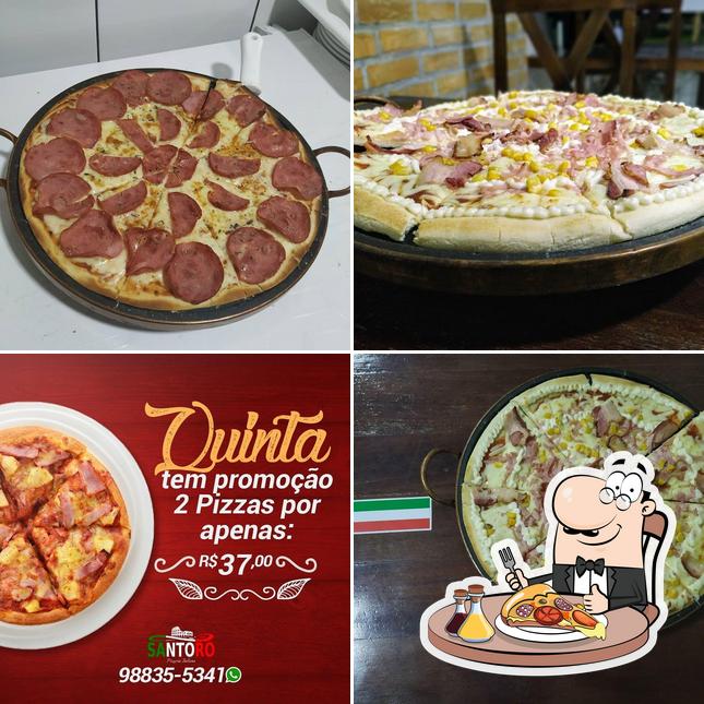 Consiga diferentes variedades de pizza