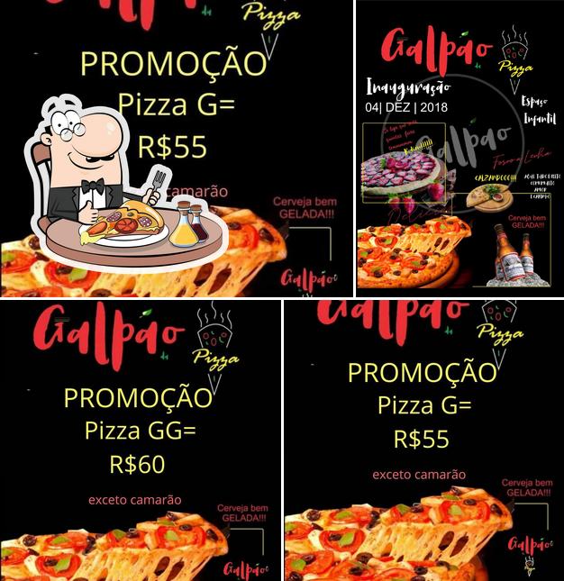 Consiga pizza no Galpão da Pizza