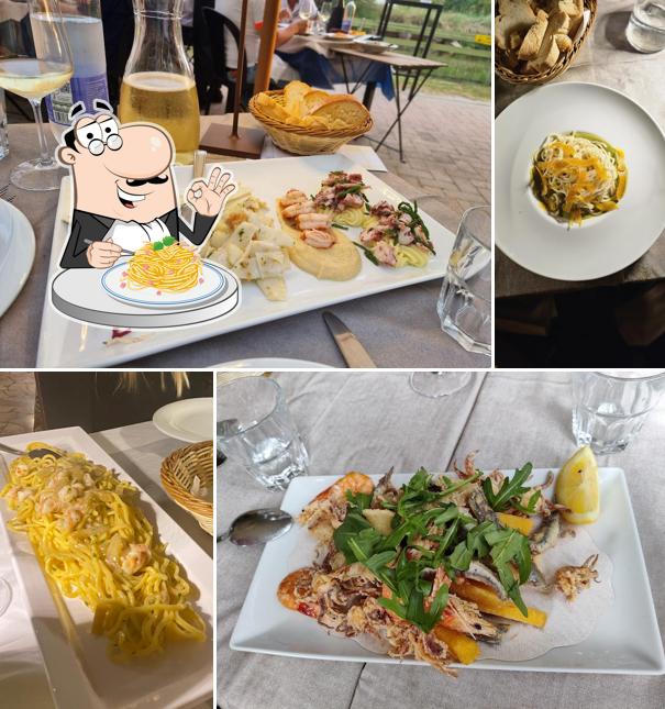 Spaghetti alla carbonara al Ristorante Al Deserto