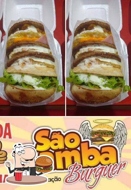 Consiga um hambúrguer no São Bamba Burguer