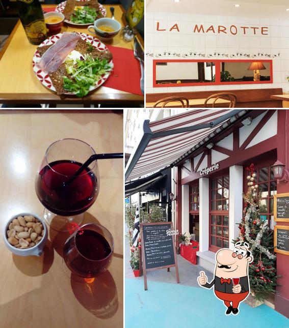 Il est fort sympathique de prendre un verre de vin à Crêperie La Marotte Saint-Nazaire