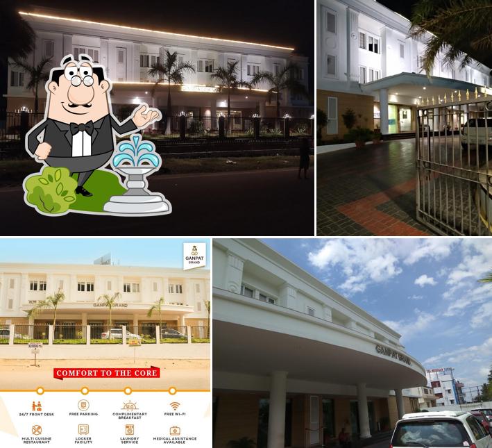 Check out how Hotel Ganpat Grand looks outside