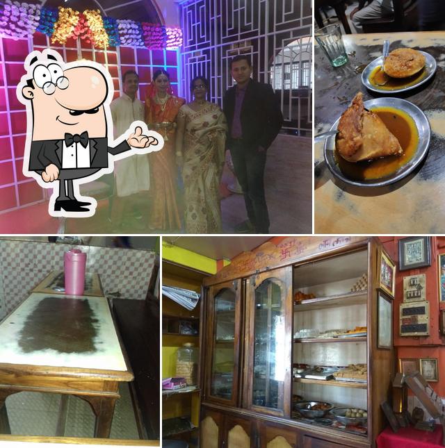The interior of Maharaj Hotel