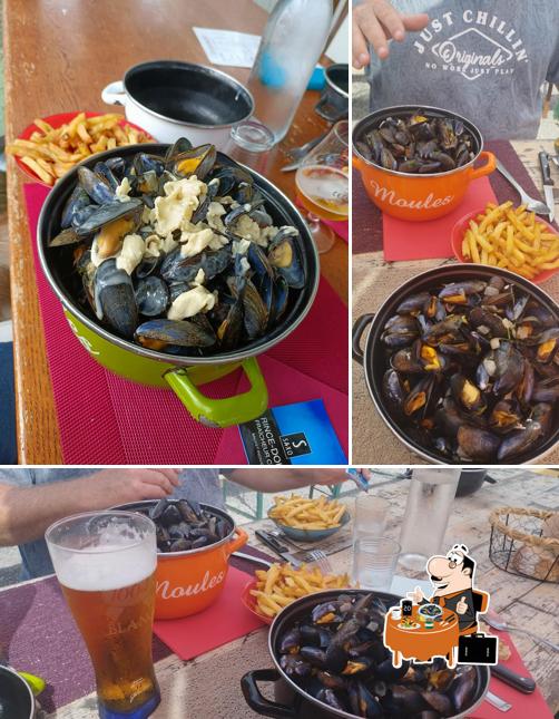 Mejillones en Bar Restaurant Le Bec D'Andaine