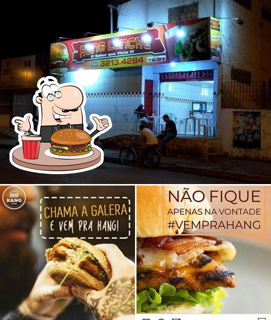 Consiga um hambúrguer no Hang Lanche