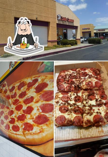 Check out the photo showing food and exterior at Little Caesars Pizza