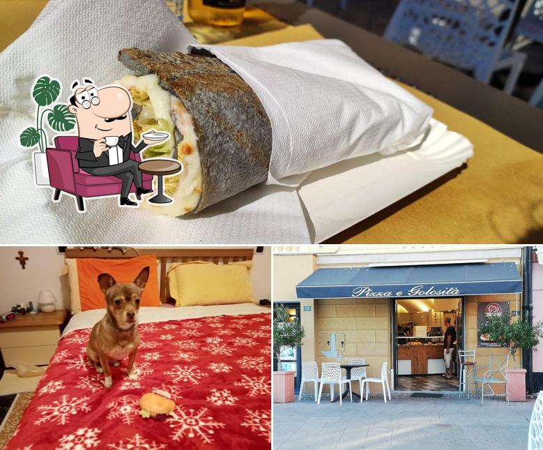 Dai un’occhiata alla foto che raffigura la interni e cibo di Miss Pizza