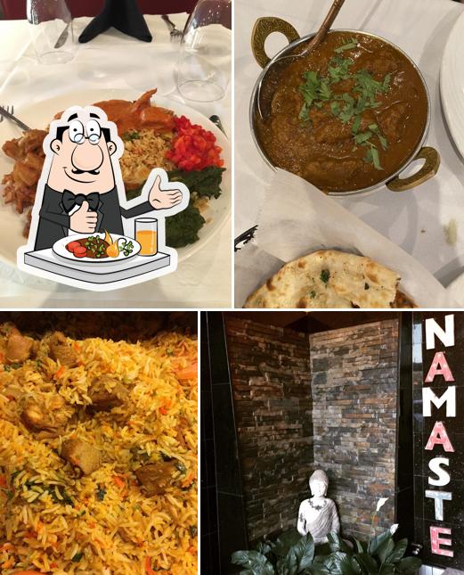 Еда в "Namaste Fine Indian Cuisine"