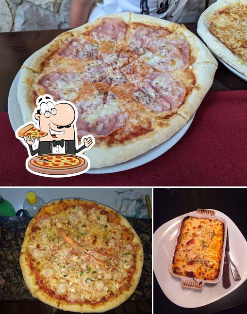 Scegli una pizza a Restaurant ˝Konoba Karaka˝