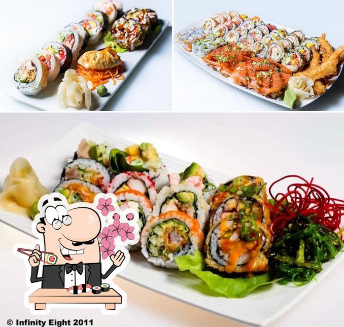 Les sushi sont disponibles à L'Oeil Du Dragon Sushi (St-Émile)