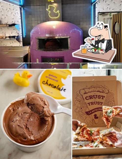 Entre la variedad de cosas que hay en La Estelina Delicaté Gourmet & Pizza también tienes comida y interior