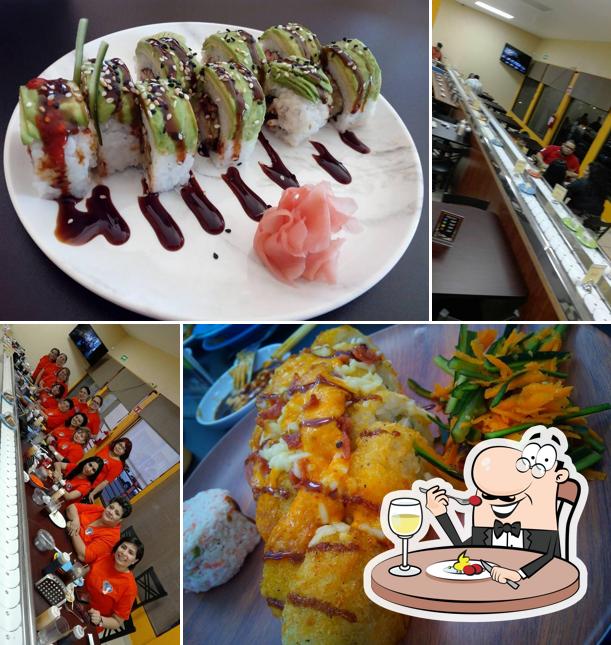 Food at Musuko Rotary Sushi