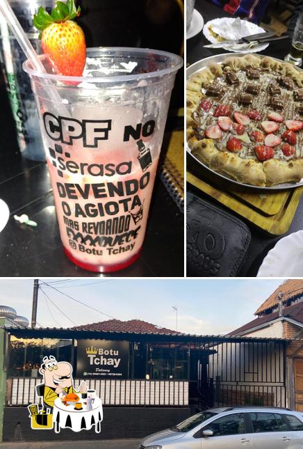Entre diversos coisas, comida e exterior podem ser encontrados no Botu tchay