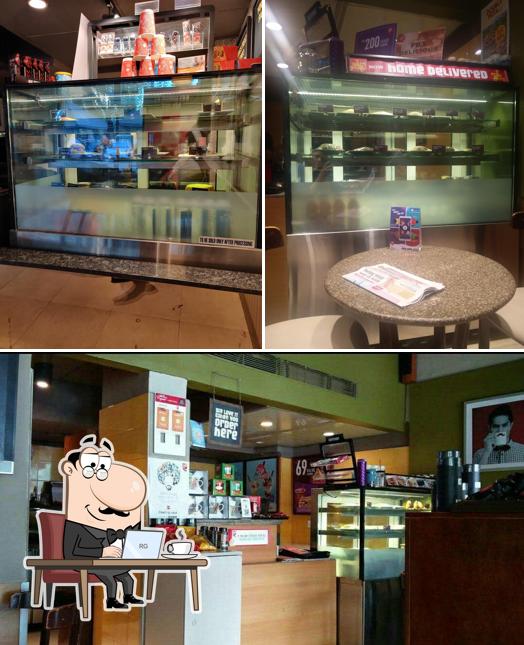 The interior of Café Coffee Day