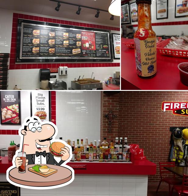 Get a burger at Firehouse Subs Texas Tech