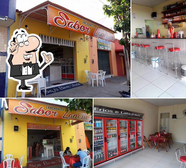 El interior de Sabor Lanches