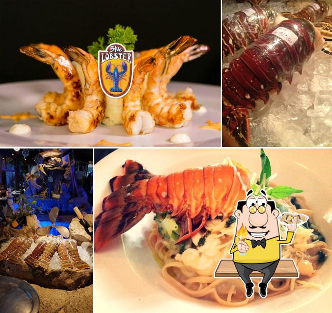 Try out seafood at Blue Lobster