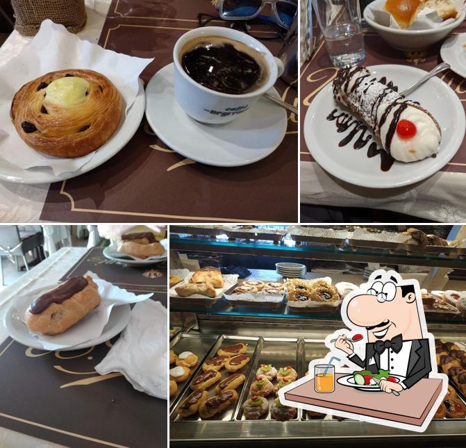 Cibo al Gran Caffè Giuliani, Rome