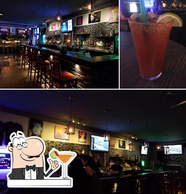 This is the image displaying drink and bar counter at SWAY BAR